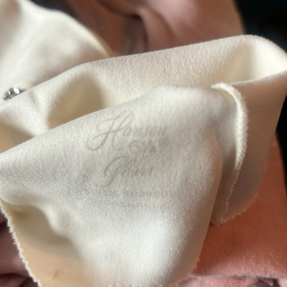 HANSEN EVENING GLOVES W RHINESTONES - Picture 5 of 5